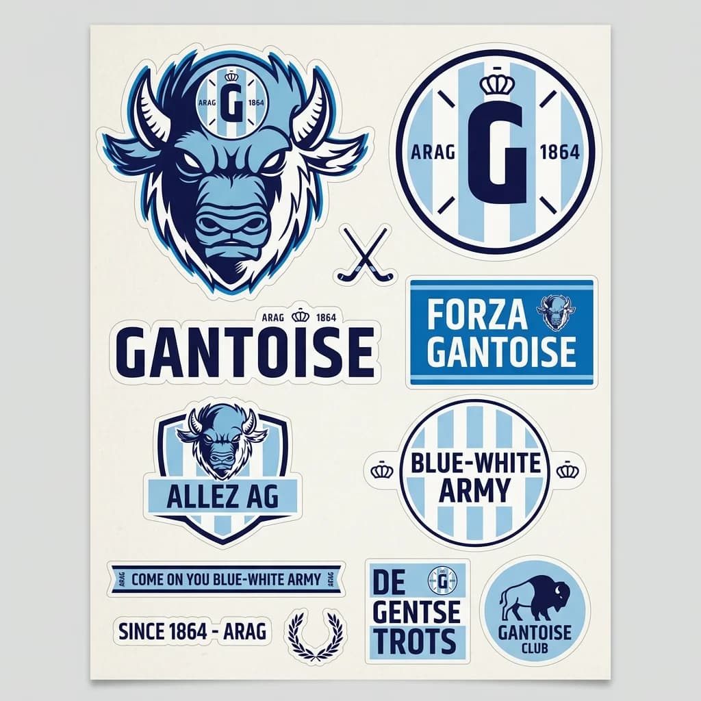 Vinyl Stickers Gantoise